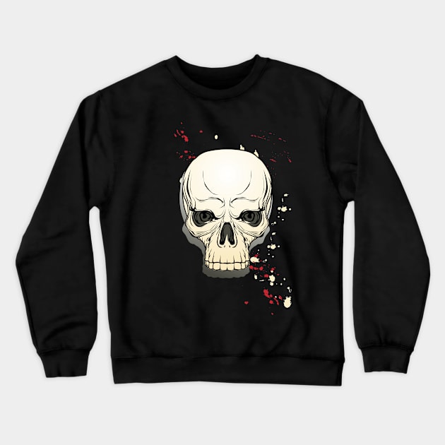 Impaled Skull Crewneck Sweatshirt by viSionDesign